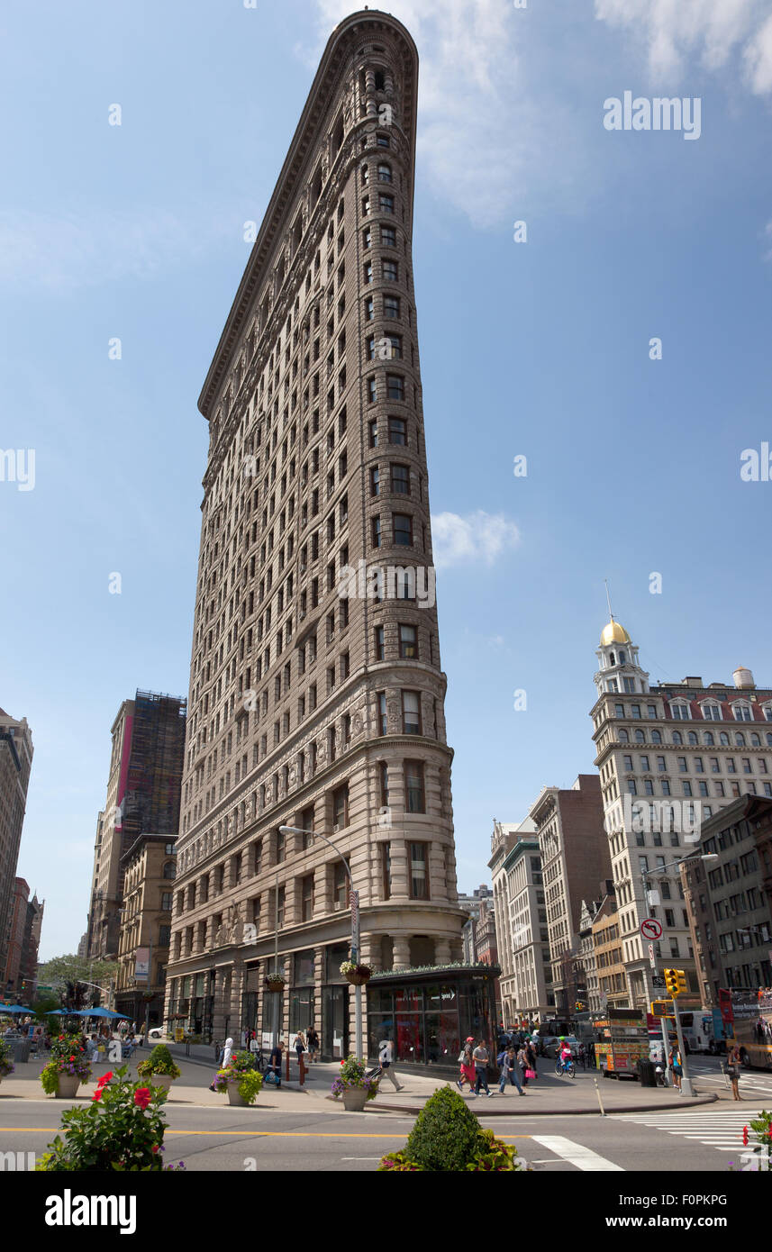 USA, New York State, New York City, Manhattan, The Flatiron Building. Stock Photo