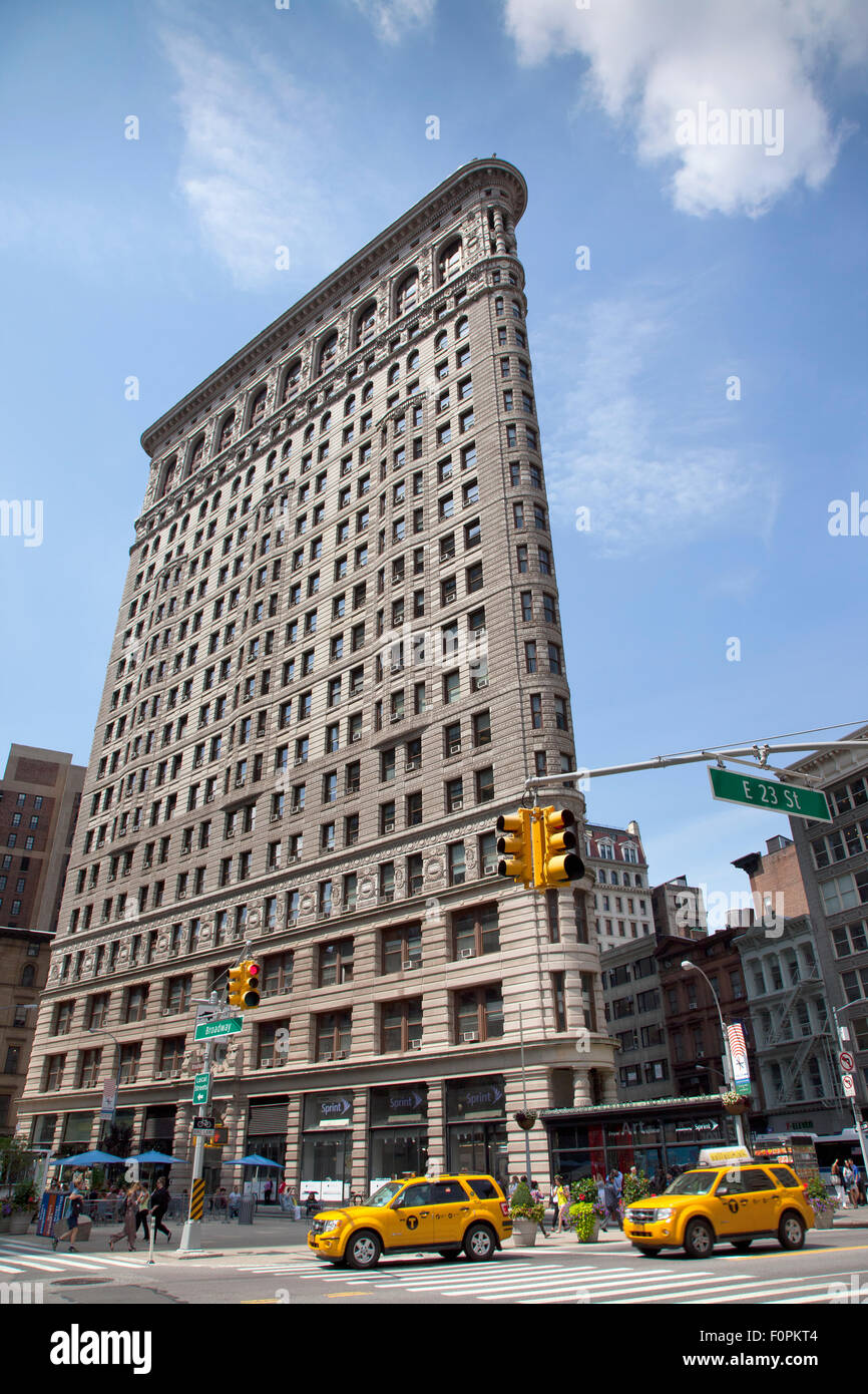 USA, New York State, New York City, Manhattan, The Flatiron Building. Stock Photo