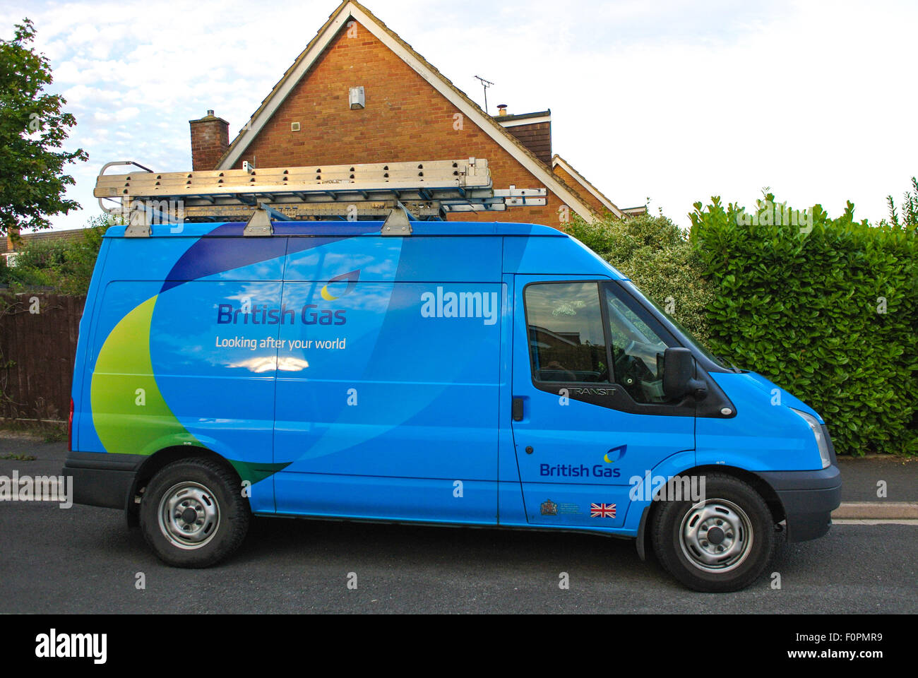 British Gas van Stock Photo Alamy