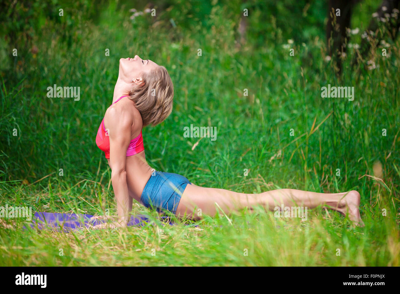Grass nature stretching hi-res stock photography and images - Alamy