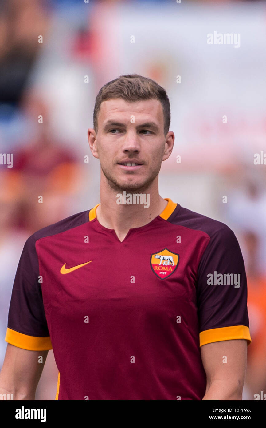 Rome, Italy. 14th Aug, 2015. Edin Dzeko (Roma) Football/Soccer : AS ...