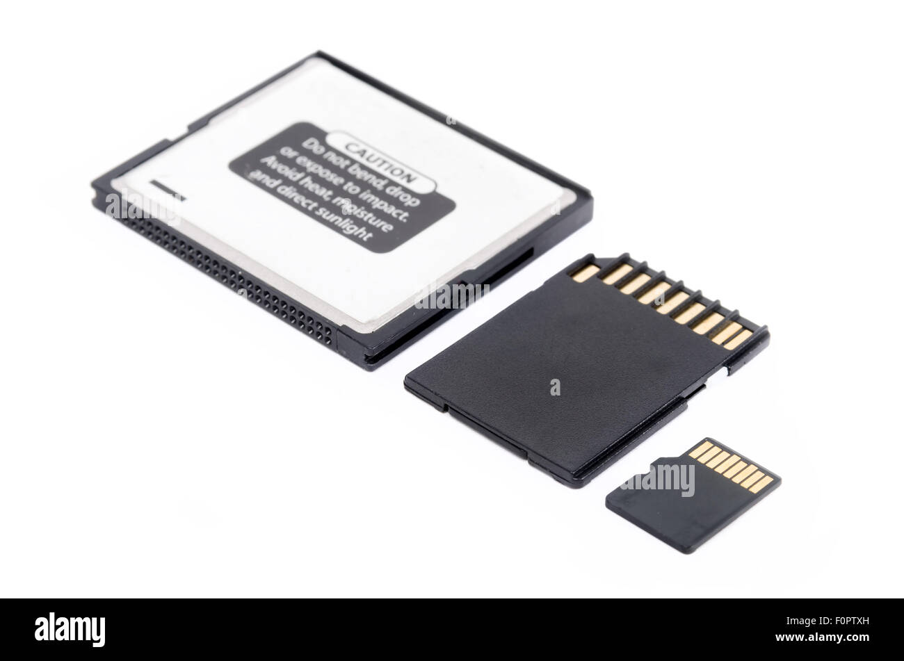 Media cards isolated on white background closeup Stock Photo Alamy