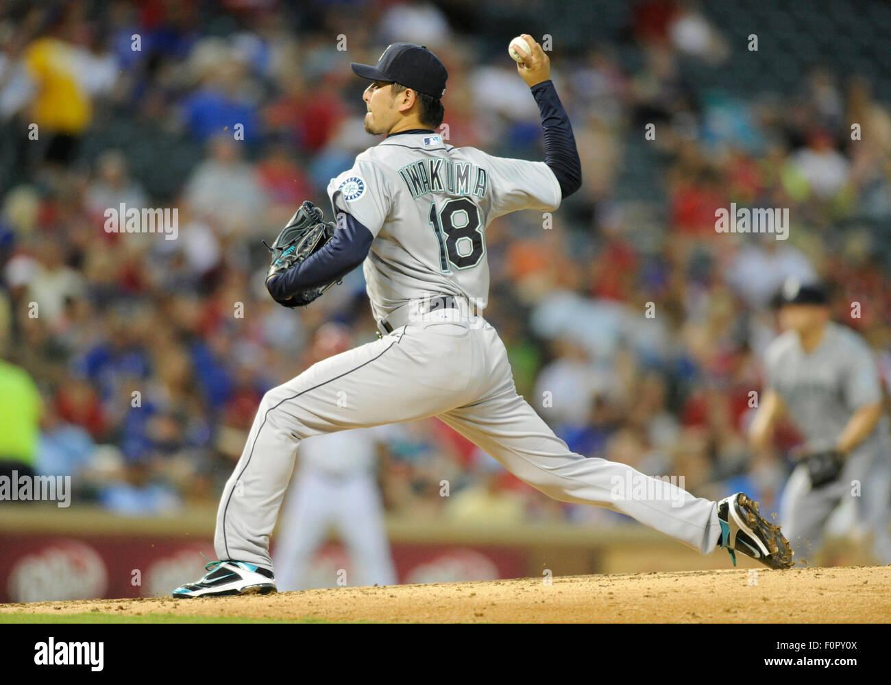 AUG 18, 2015 Seattle Mariners starting pitcher Hisashi Iwakuma 18