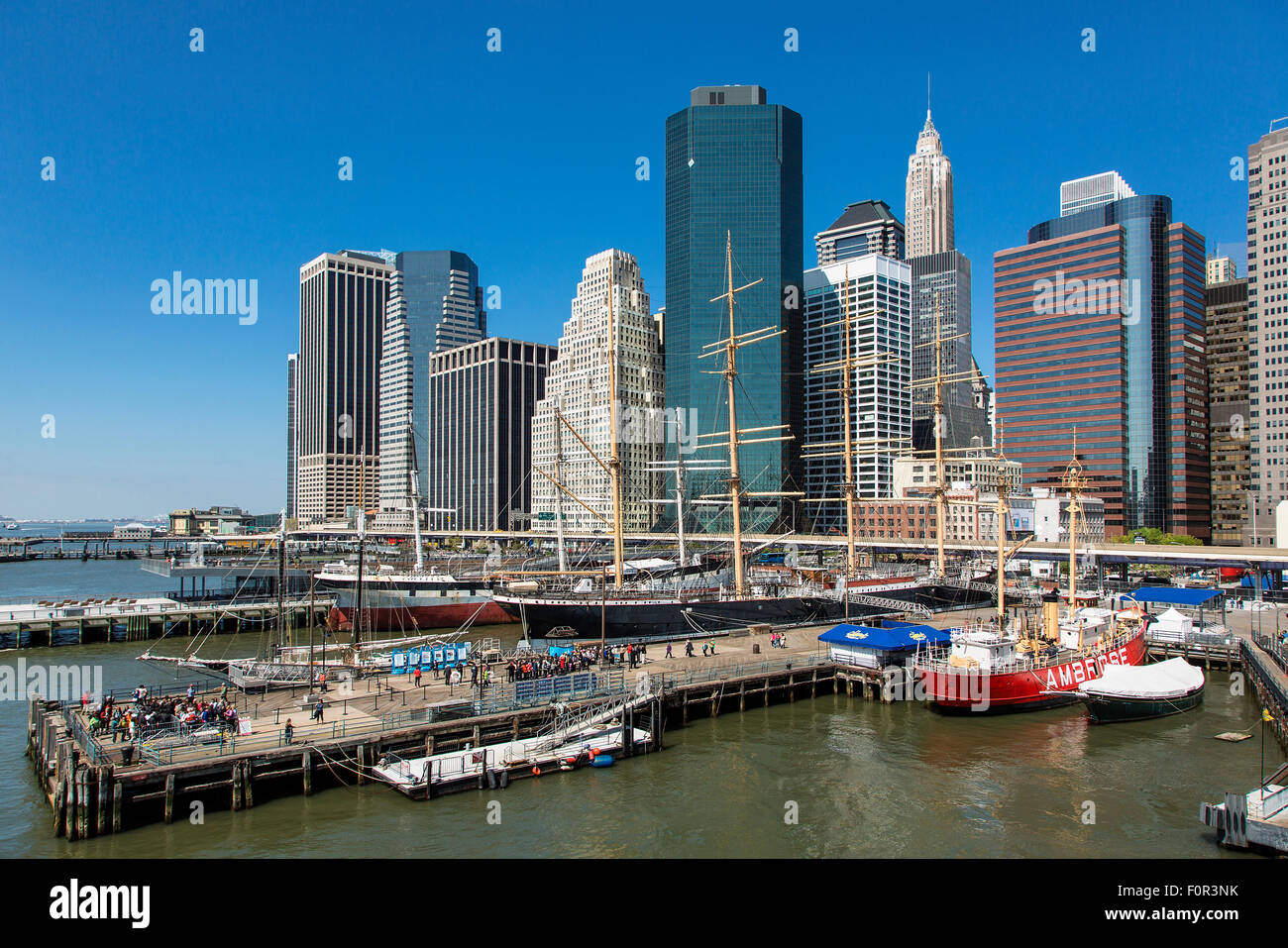 New York City, Pier Stock Photo