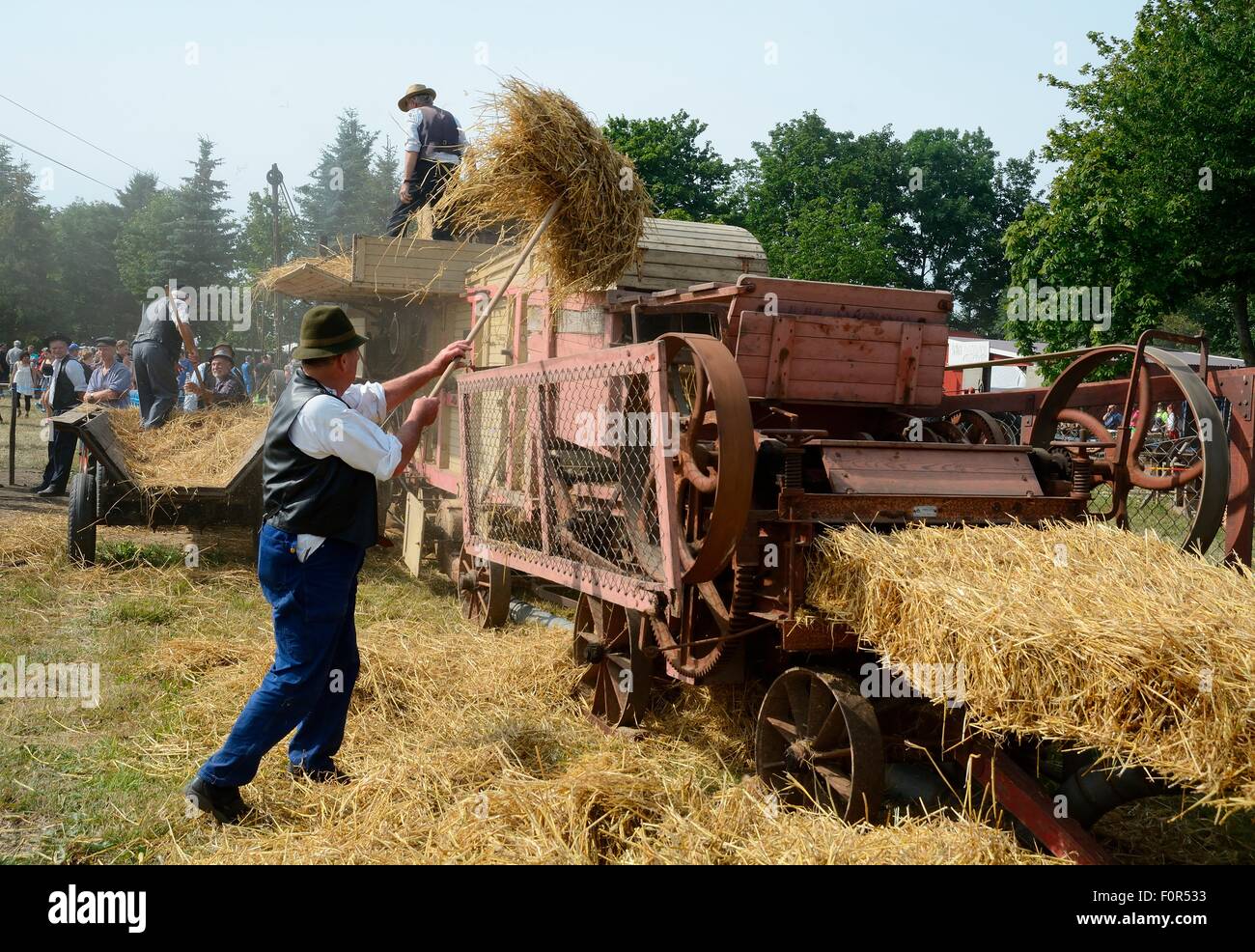 Old thresher hires stock photography and images Alamy