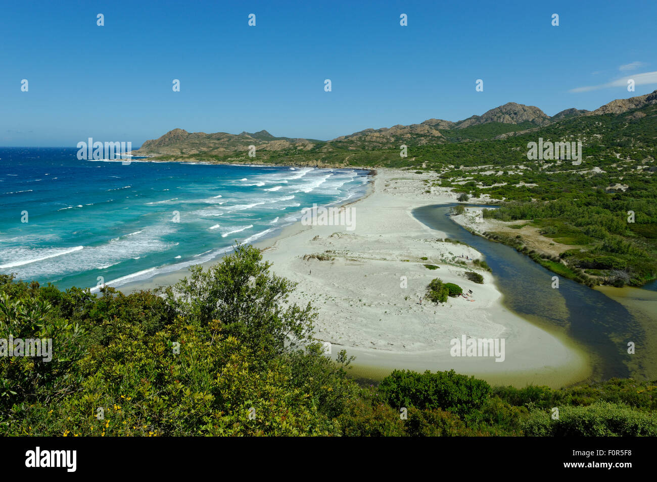 Plage Dostriconi Beach By The Ostriconi At Lile Rousse