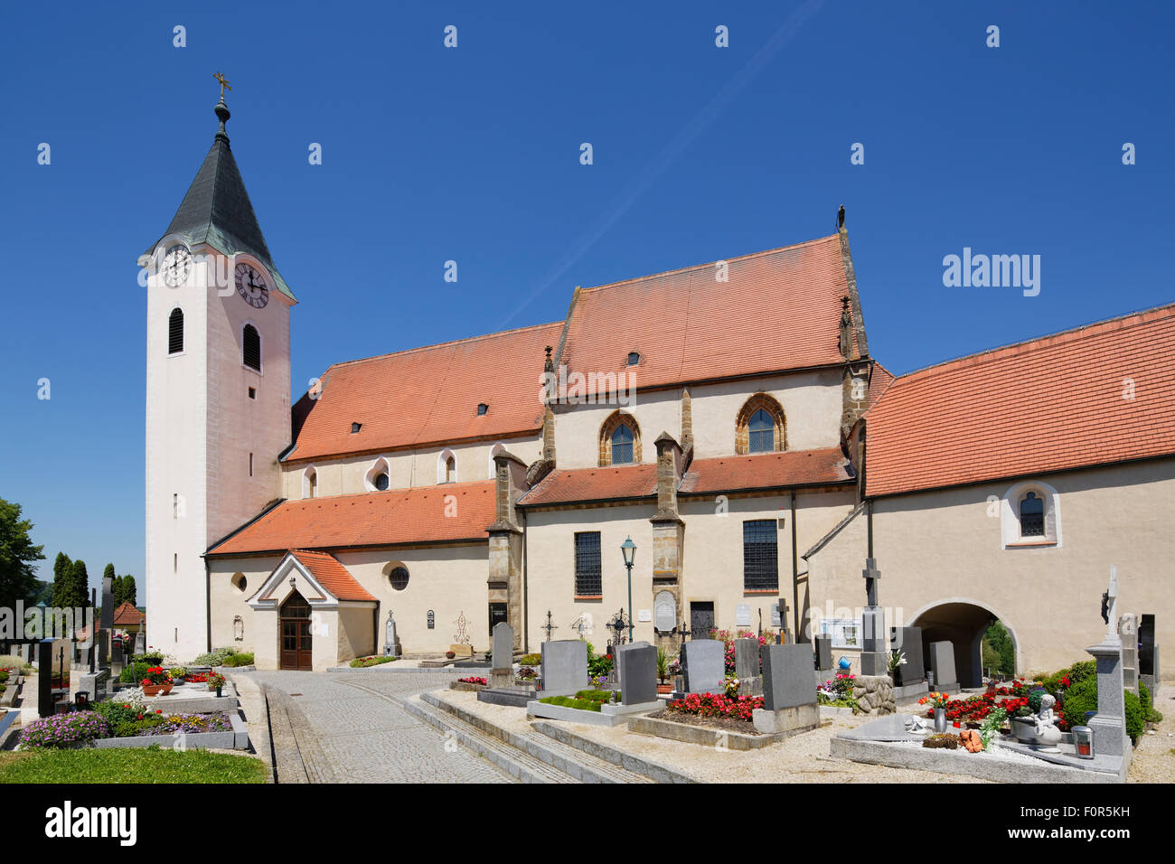 Collegiate Church, Stift Ardagger, Mostviertel, Lower Austria, Austria Stock Photo