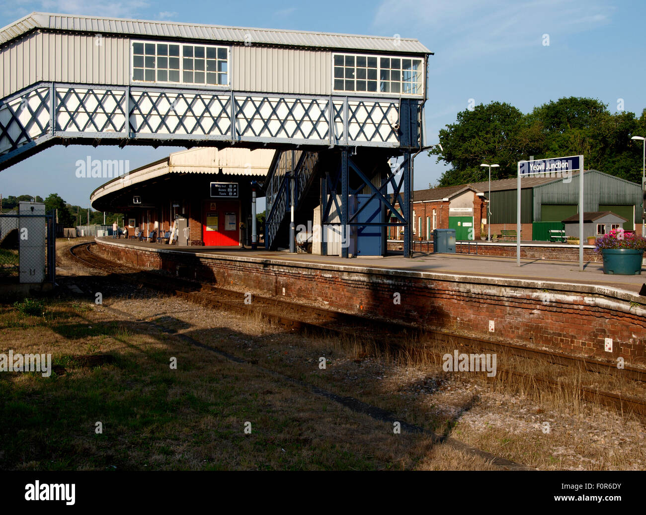 Yeovil Junction train station, Stoford, Somerset, UK Stock Photo