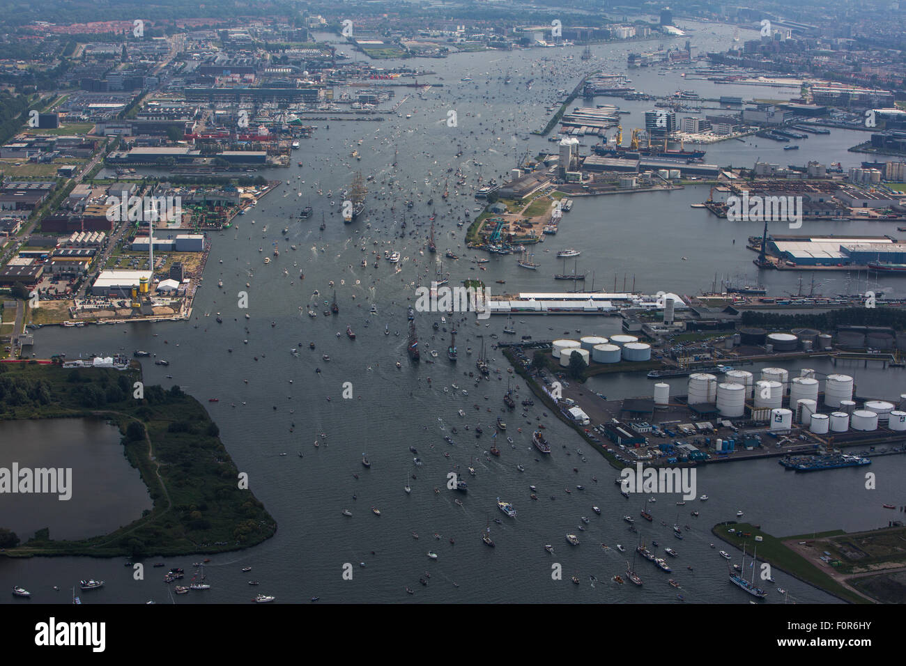 Sail 2015 in Amsterdam Stock Photo