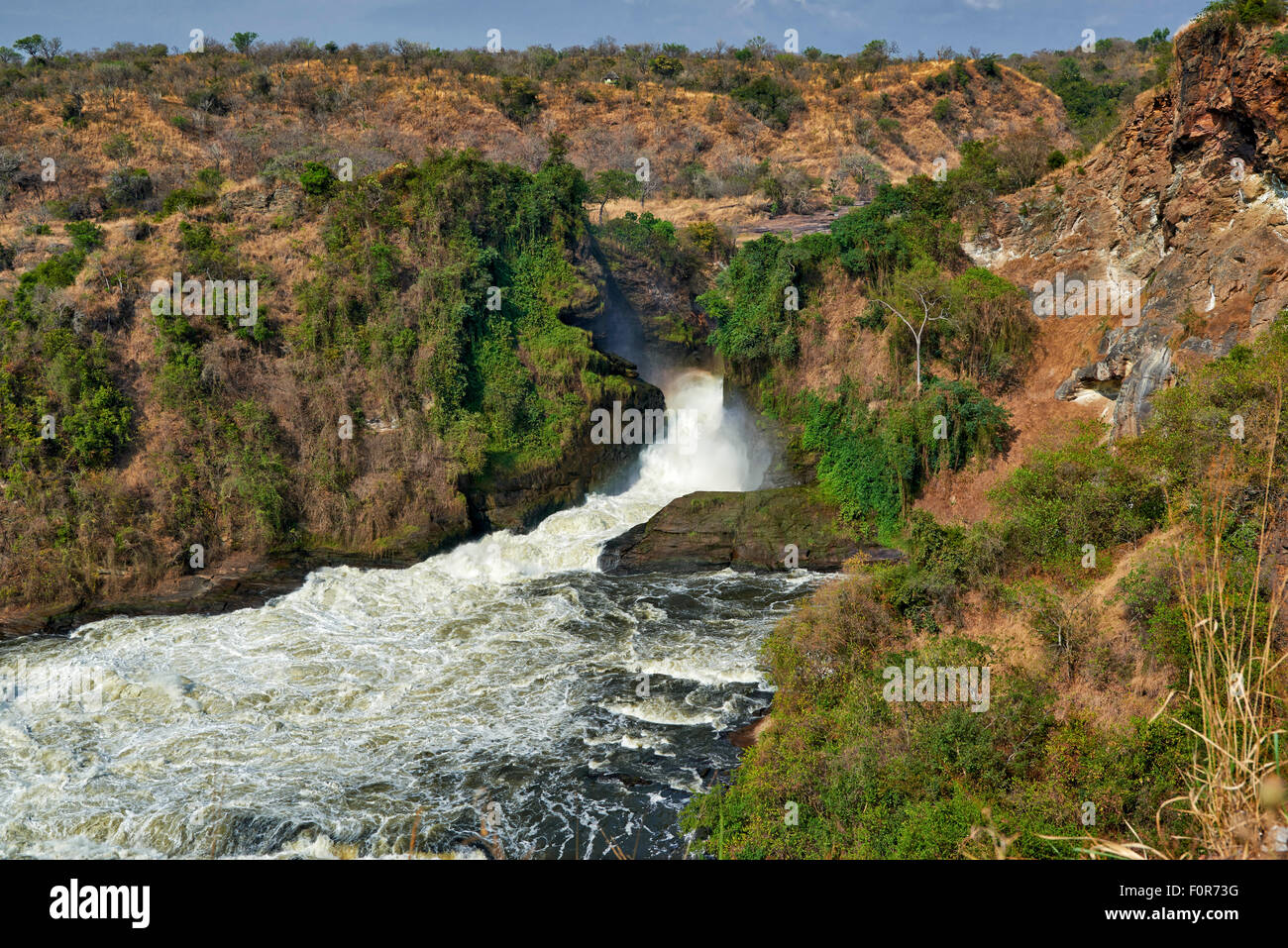 River Nile at Murchison Falls, Murchison Falls National Park, Uganda, Africa Stock Photo