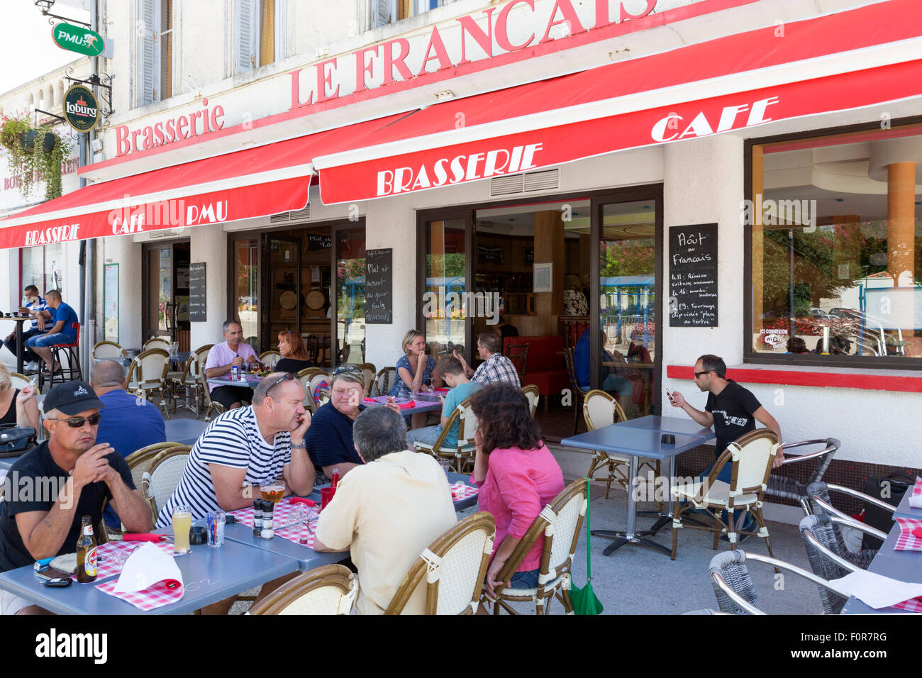 Surgeres town centre, Charente Maritime, France Stock Photo