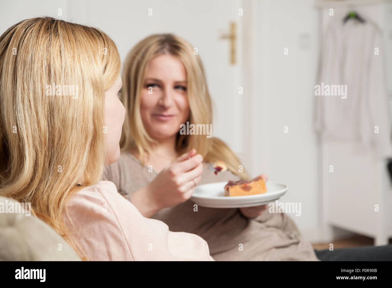 coffee gossip Stock Photo