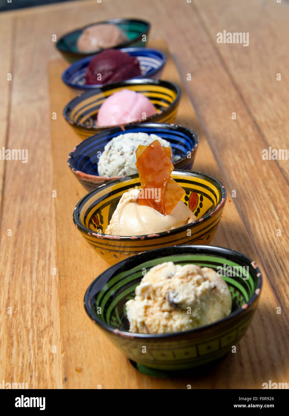 Selection of 6 ice creams hires stock photography and images Alamy