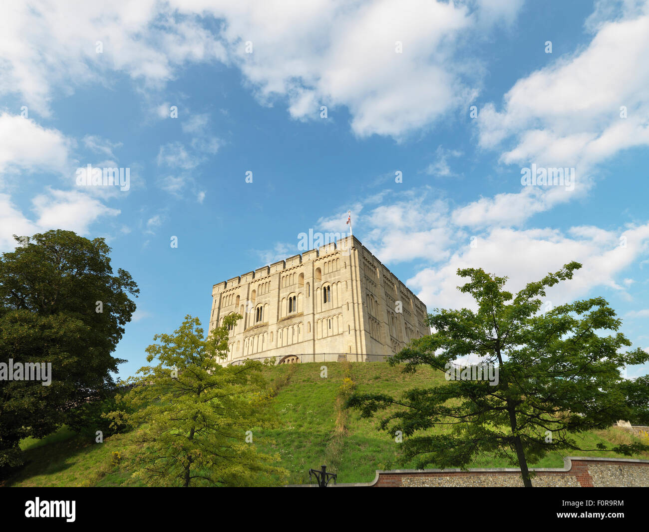 Norwich Castle in Norfolk, England, UK Stock Photo