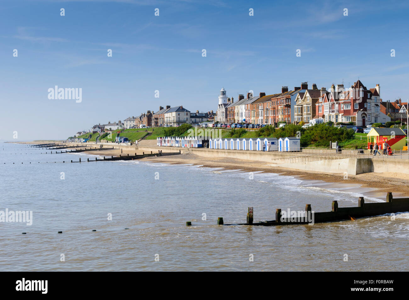 A glorious morning in Southwold, Suffolk. Stock Photo