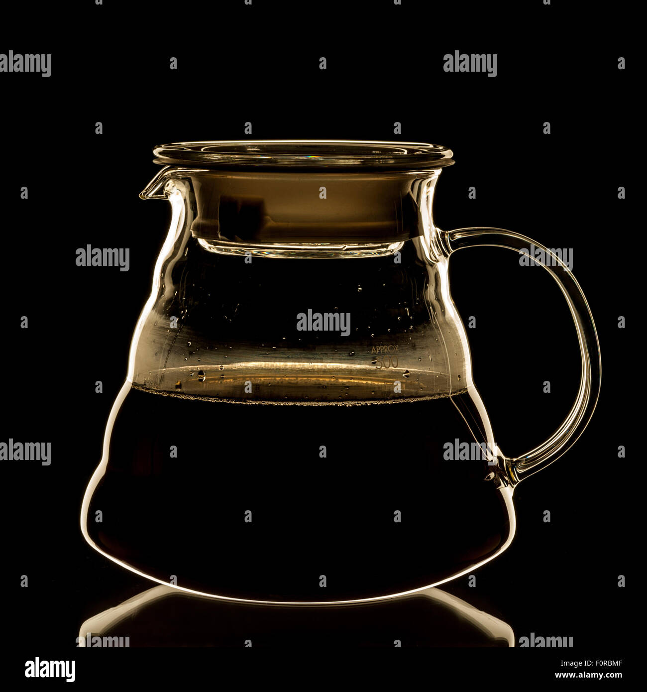 Brewed coffee in glass jug Stock Photo Alamy