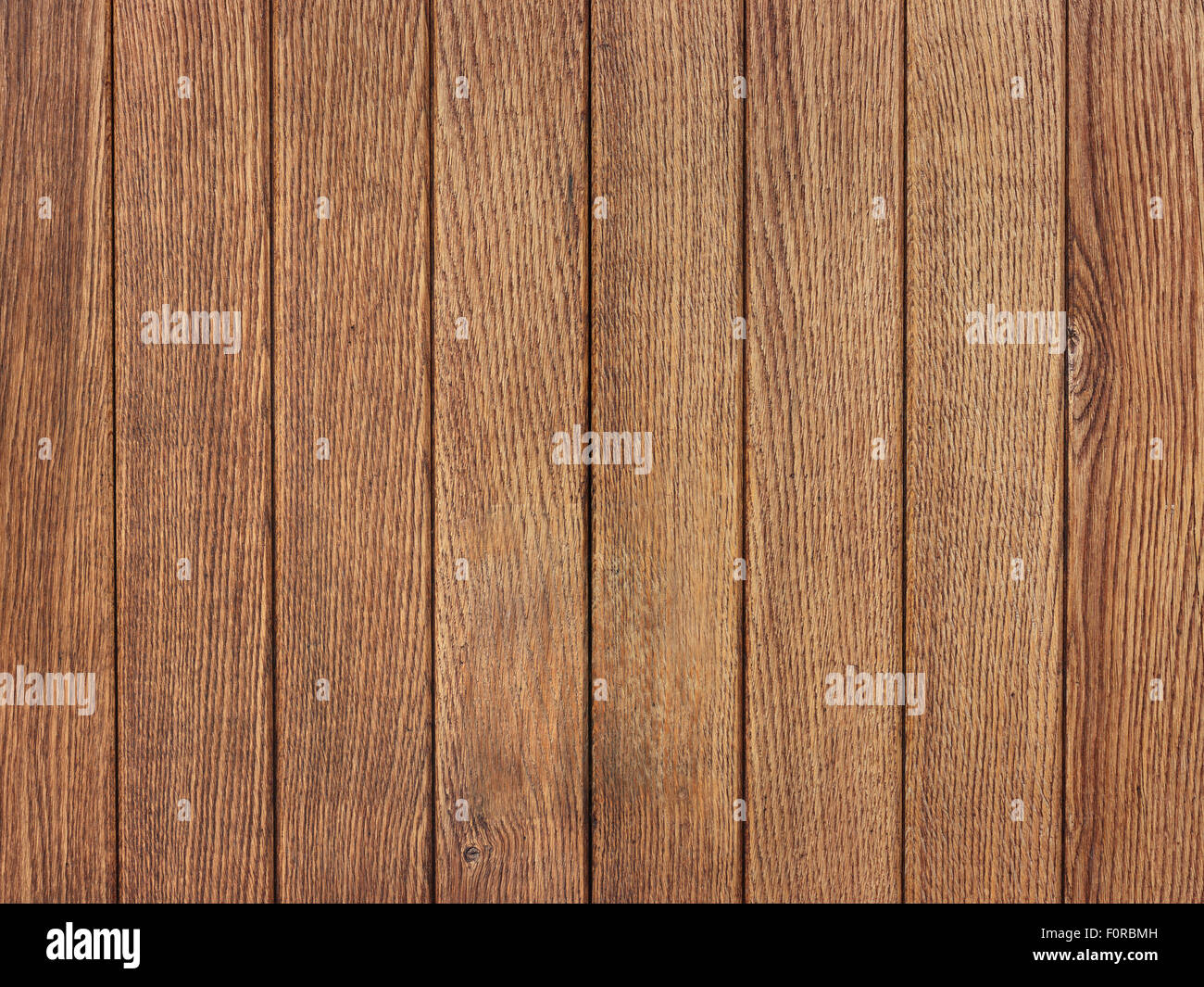 Close up shot of a wooden door providing interesting and authentic wooden texture for the designer to use as a background image. Stock Photo