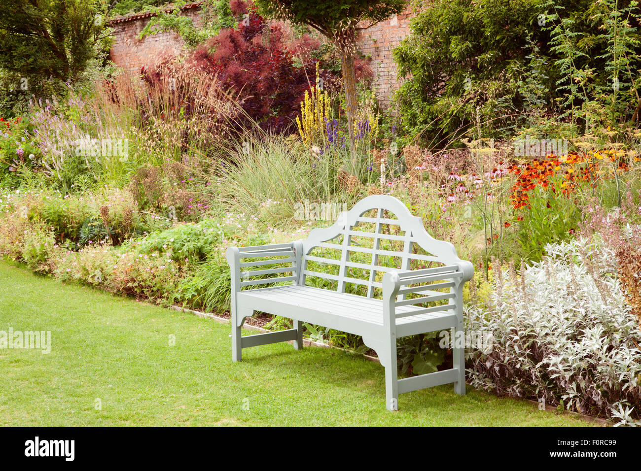 Elsham Hall Gardens and Country Park. Elsham, North Lincolnshire, UK. Summer, August 2015 Stock