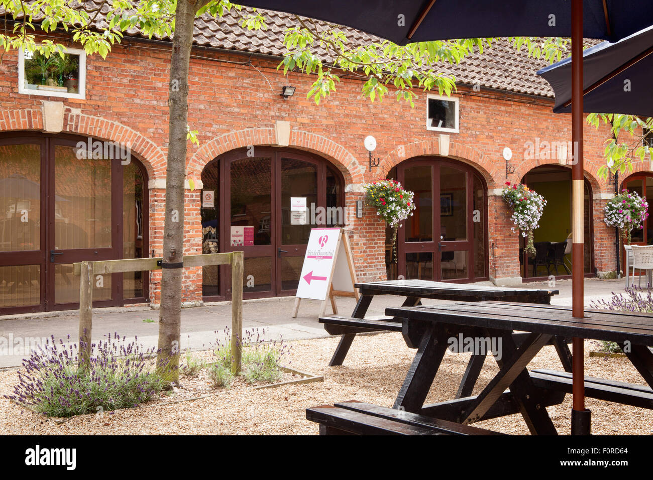 Elsham Hall Gardens and Country Park. Elsham, North Lincolnshire, UK. Summer, August 2015 Stock