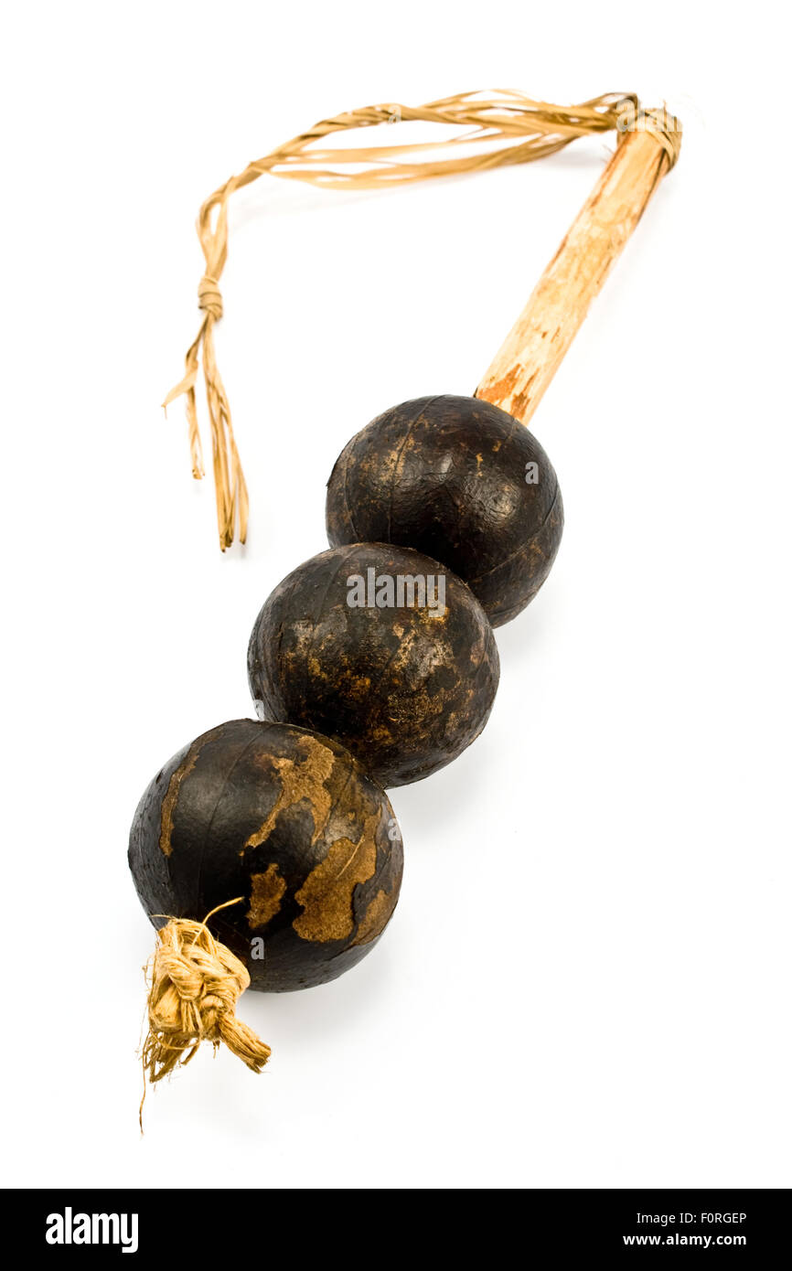 African Rattle from Zimbabwe isolated on white Stock Photo Alamy