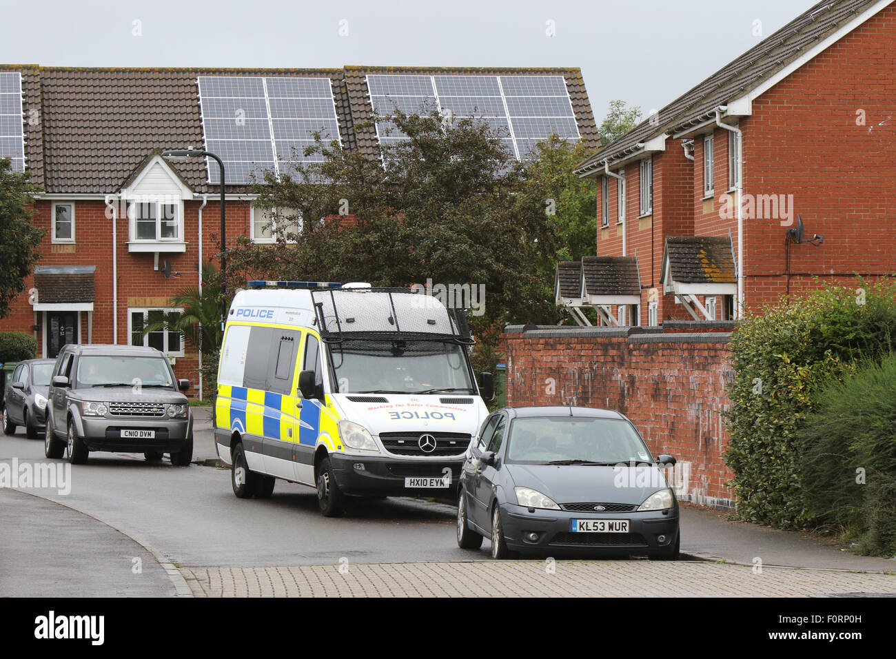 Southampton Hampshire UK 20th August 2015 GV Showing POLICE southampton-hampshire-uk-20th-august-2015-gv-showing-police