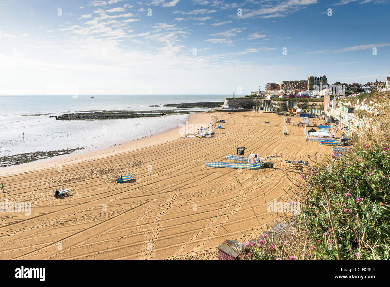 Viking Bay at Broadstairs in Kent Stock Photo Alamy