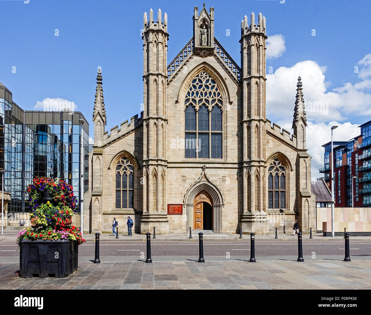 St Andrews Cathedral in Clyde Street Glasgow Scotland Stock Photo