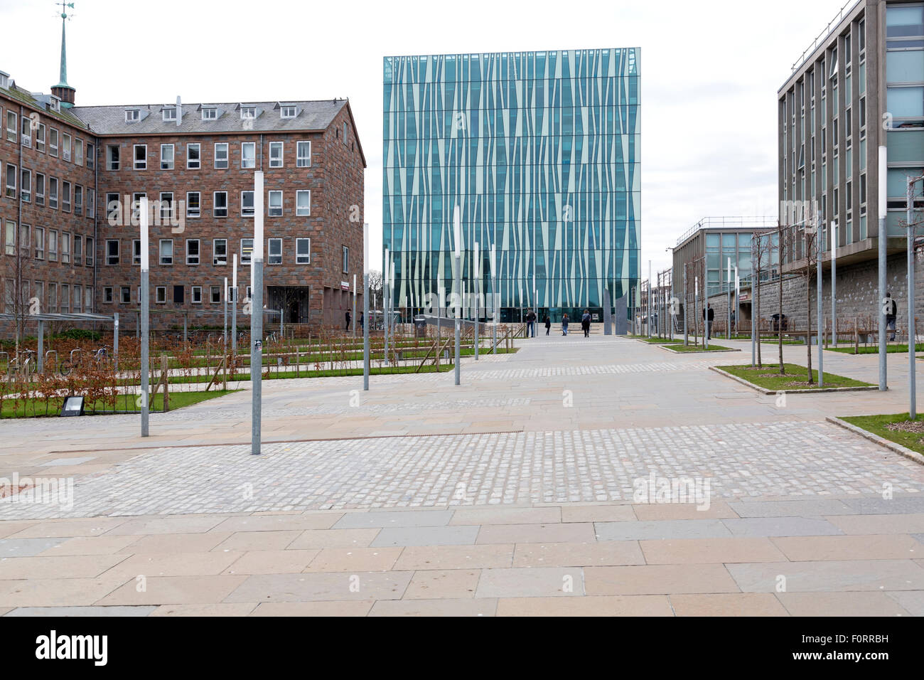 Sir Duncan Rice Library, University of Aberdeen , Scotland, UK Stock Photo