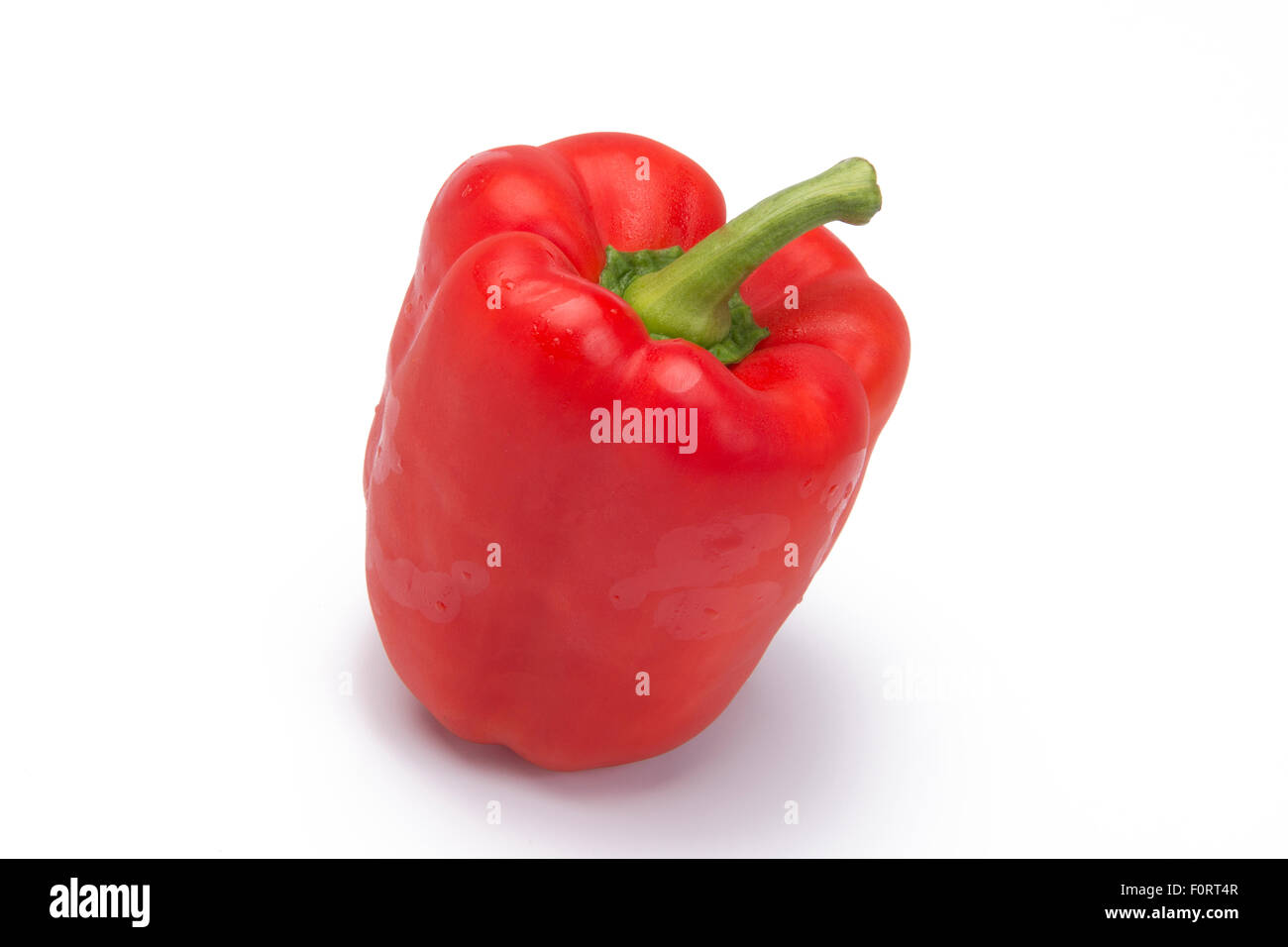 Sweet red pepper isolated on white background cutout Stock Photo - Alamy