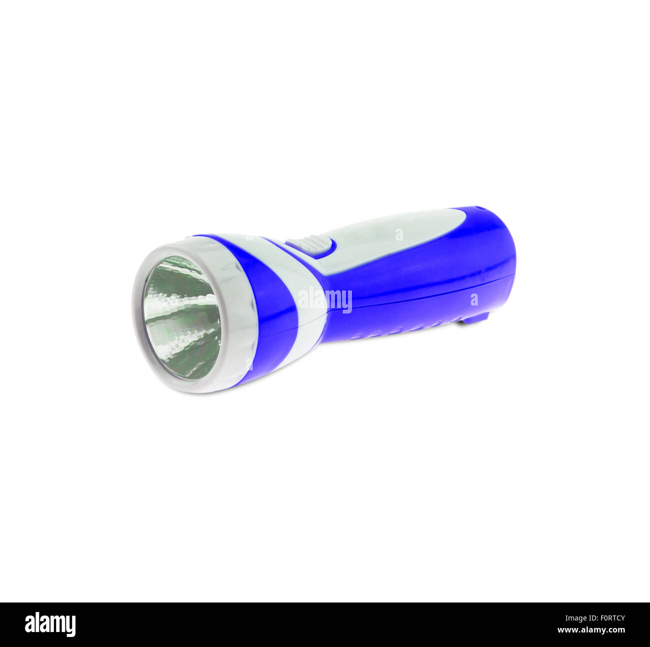 new flashlight isolated on white background Stock Photo - Alamy