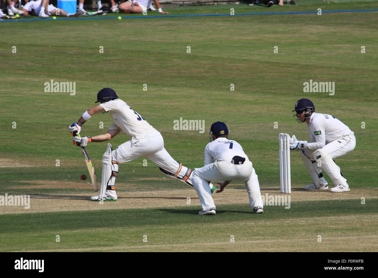 Yorkshire v Durham, cricket County Championship at Scarborough Stock