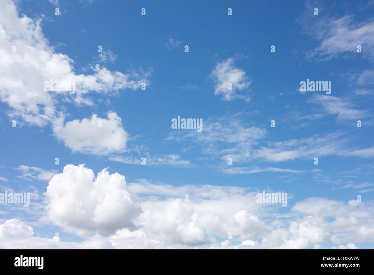blue sky and white clouds Stock Photo - Alamy