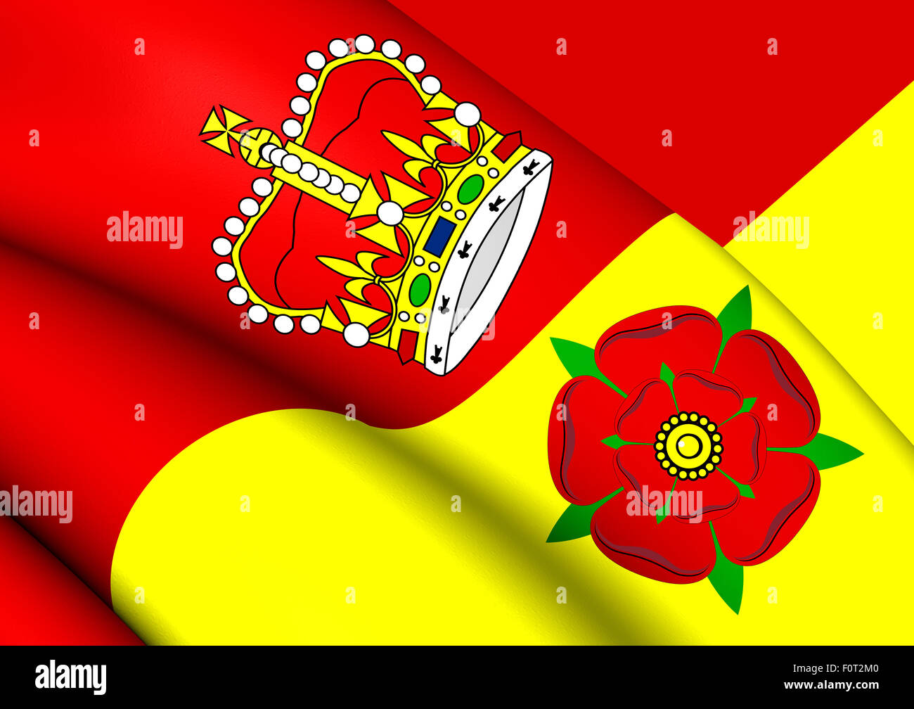 Flag of Hampshire, England. Close Up Stock Photo Alamy