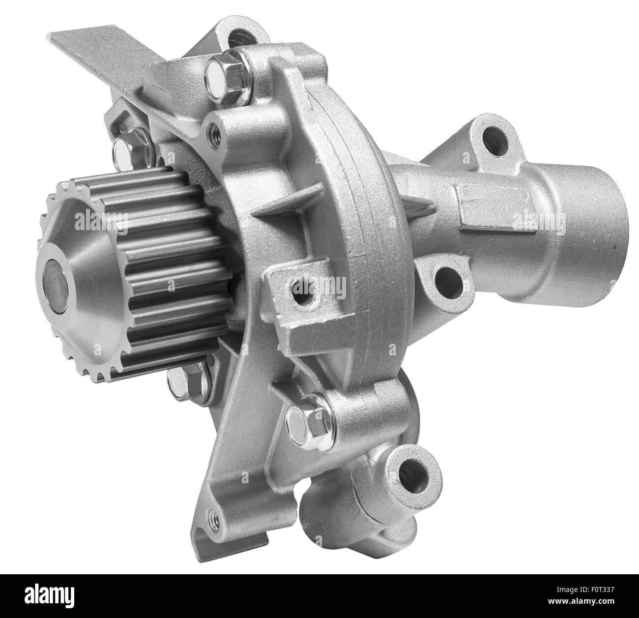 Water pump. Isolated on white background Stock Photo - Alamy