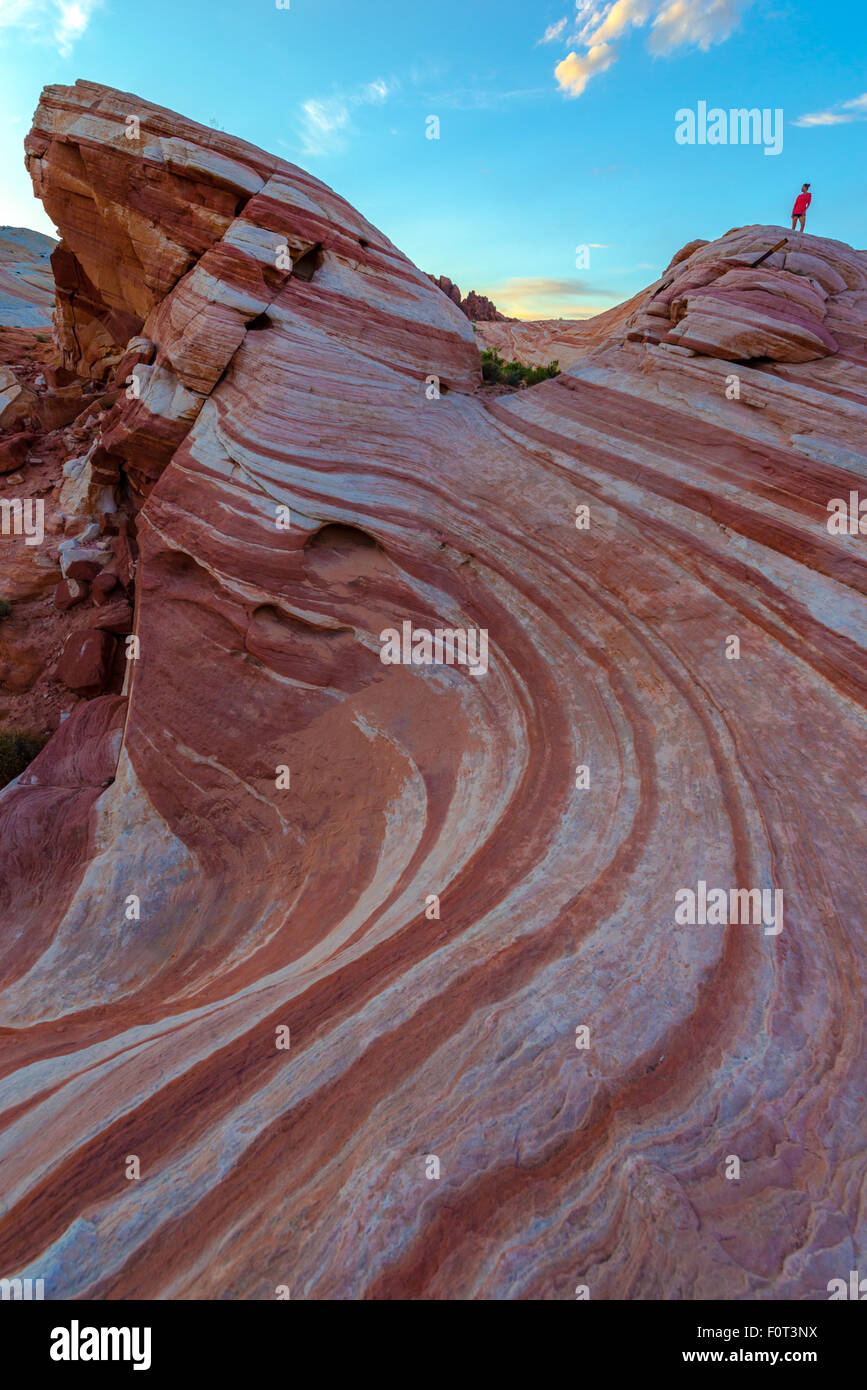 The famous fire wave rock formation hi-res stock photography and images ...