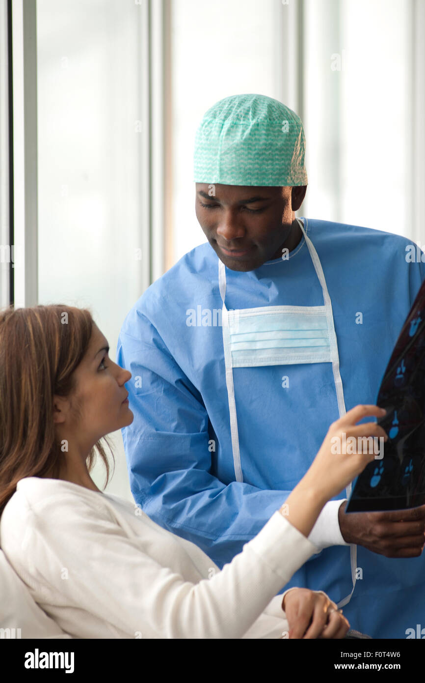Black male patient doctor hi-res stock photography and images - Alamy