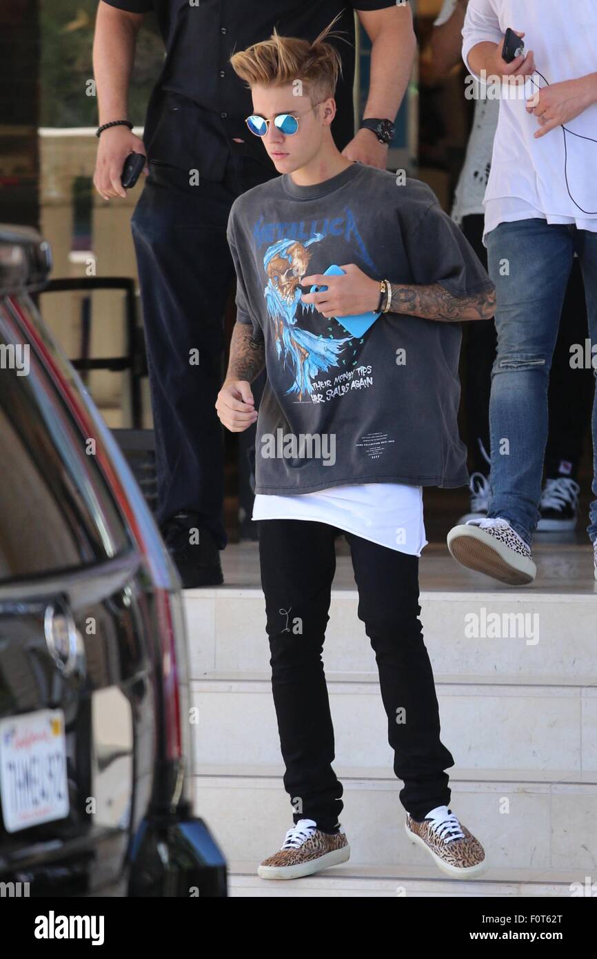 justin bieber metallica t shirt