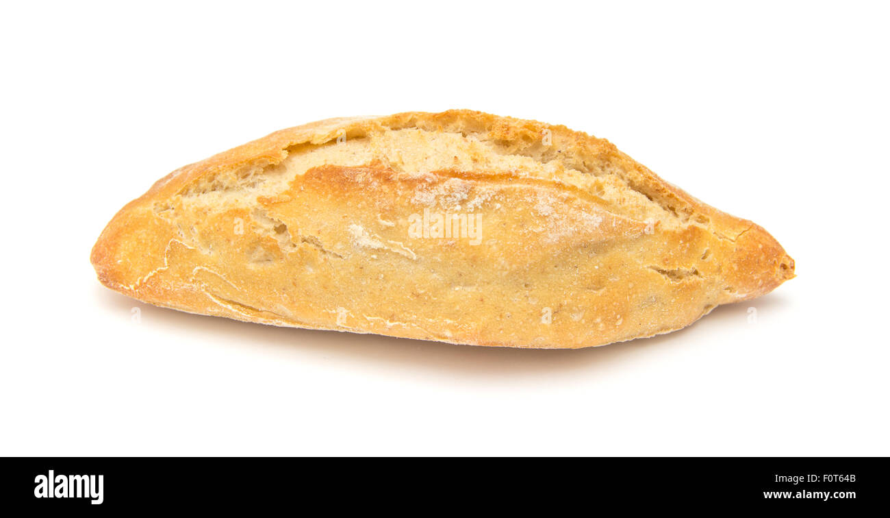 small galician bread roll isolated on white background Stock Photo 