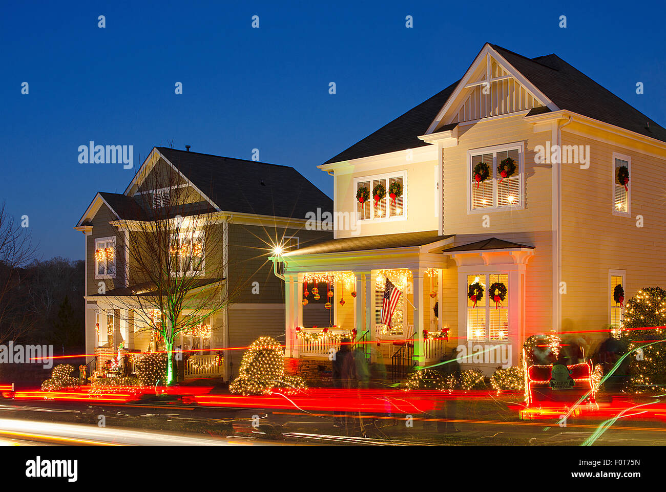 McAdenville, North Carolina, USA December 1, 2014 The quiet little