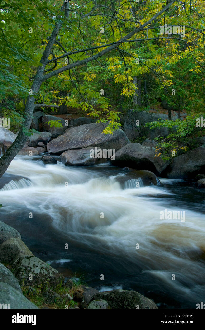 West Branch Penobscot River channel by Abol Falls, Penobscot River
