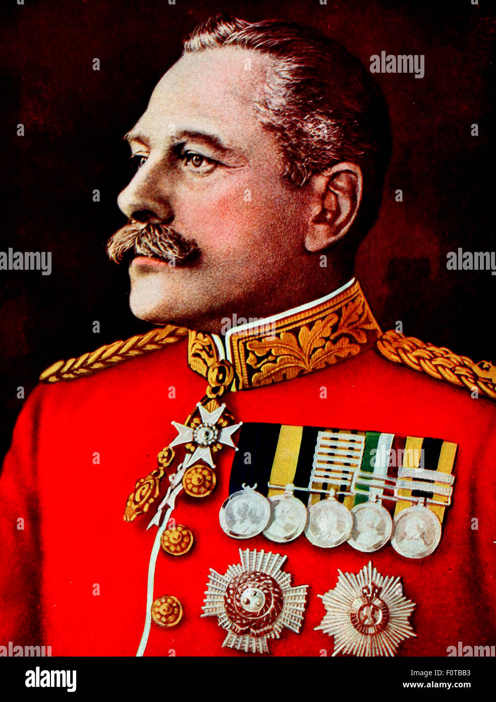 Sir Douglas Haig, Commander in Chief of the British Forces in France and Belgium during World War I Stock Photo