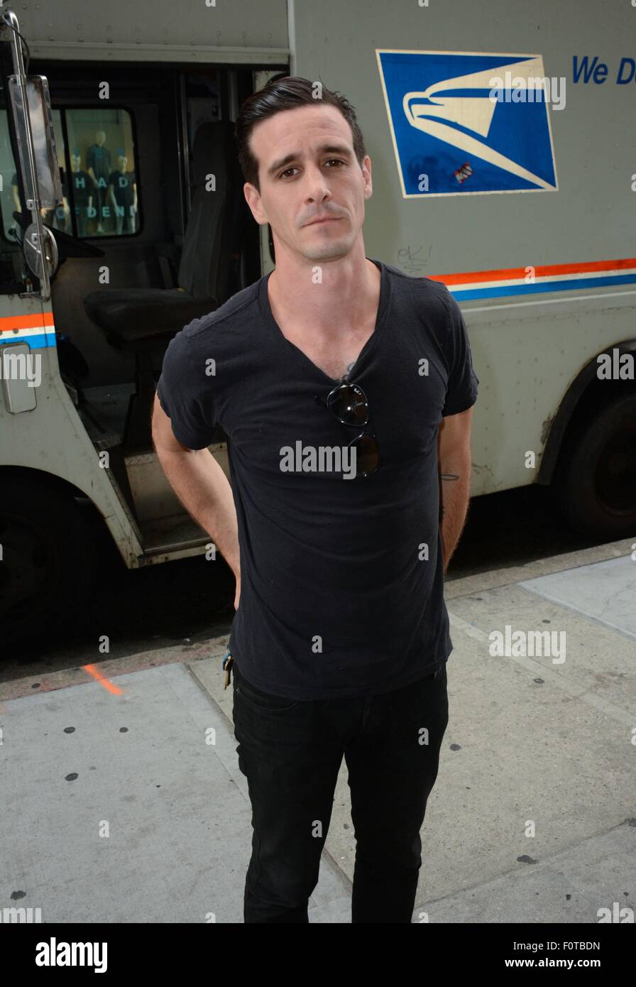 New York, NY, USA. 20th Aug, 2015. James Ransone out and about for