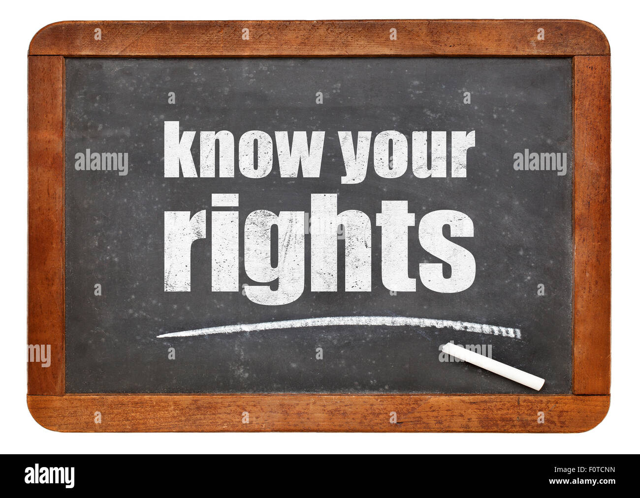 Know your rights hi-res stock photography and images - Alamy