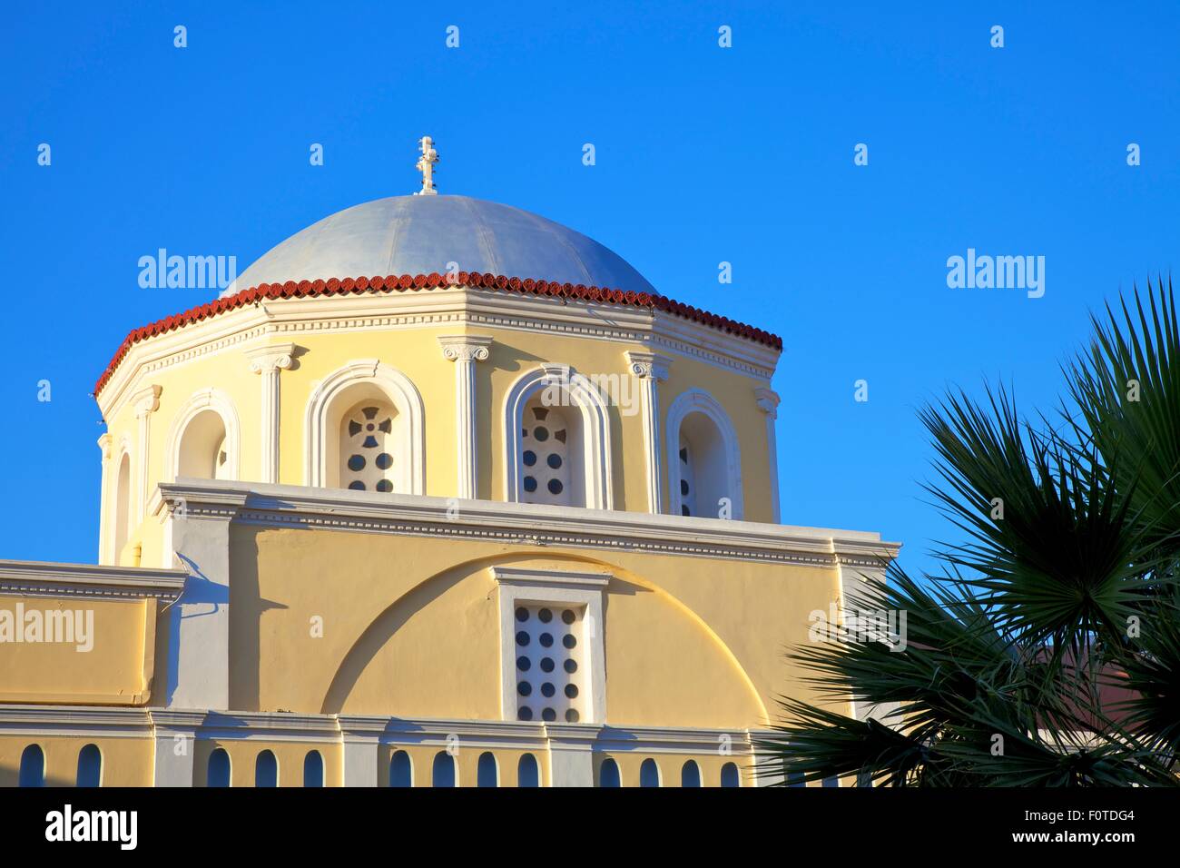 Church Of The Metamorphosis, Pothia, Kalymnos, Dodecanese, Greek Islands, Greece, Europe Stock Photo