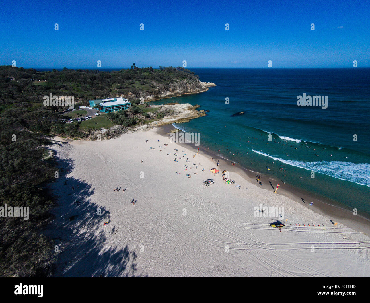 Main Beach, Point Lookout, N. Stradbroke Island, Queensland, Australia Stock Photo