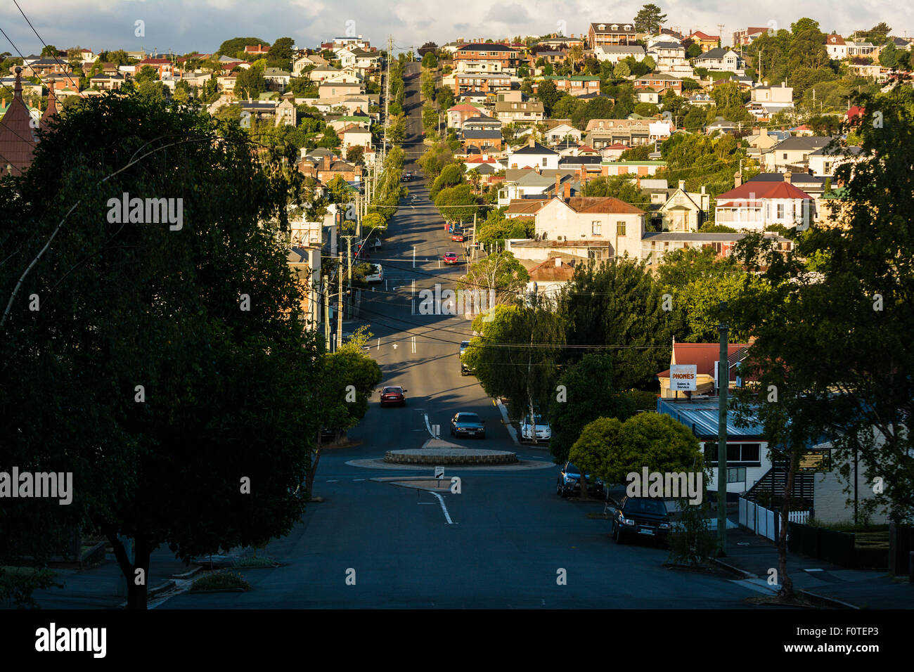 Balfour St., Launceston, Tasmania, Australia Stock Photo