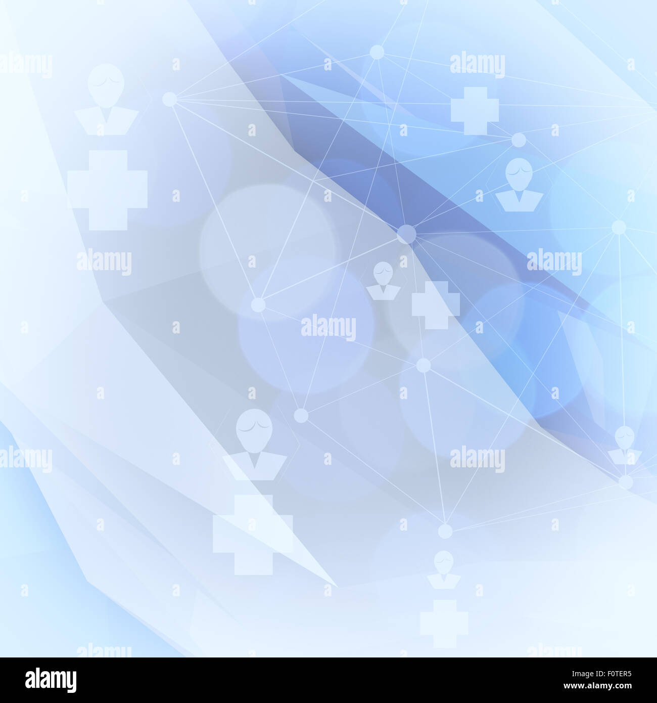 Abstract molecules low poly medical background Stock Photo - Alamy