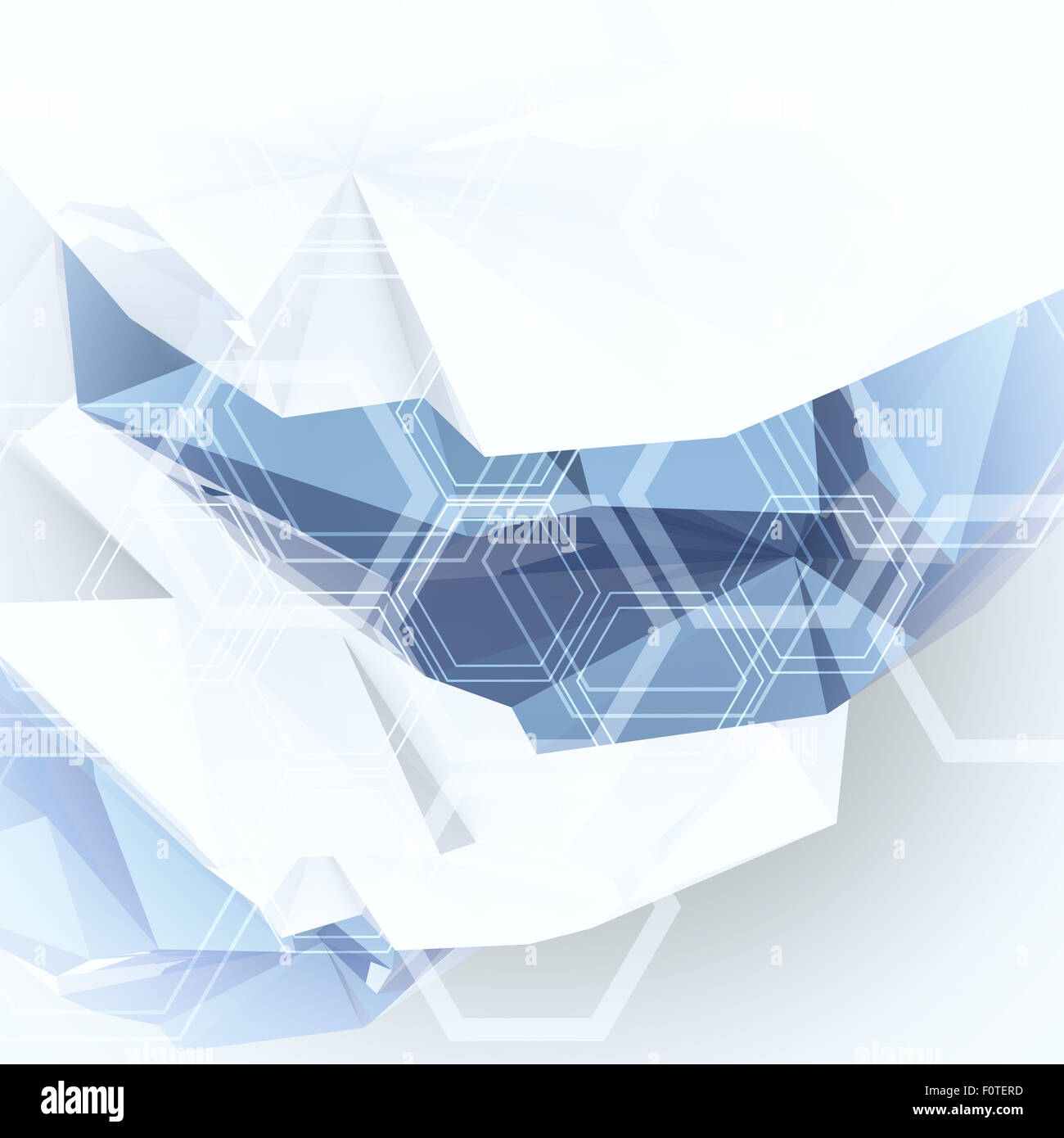 Abstract molecules low poly medical background Stock Photo - Alamy