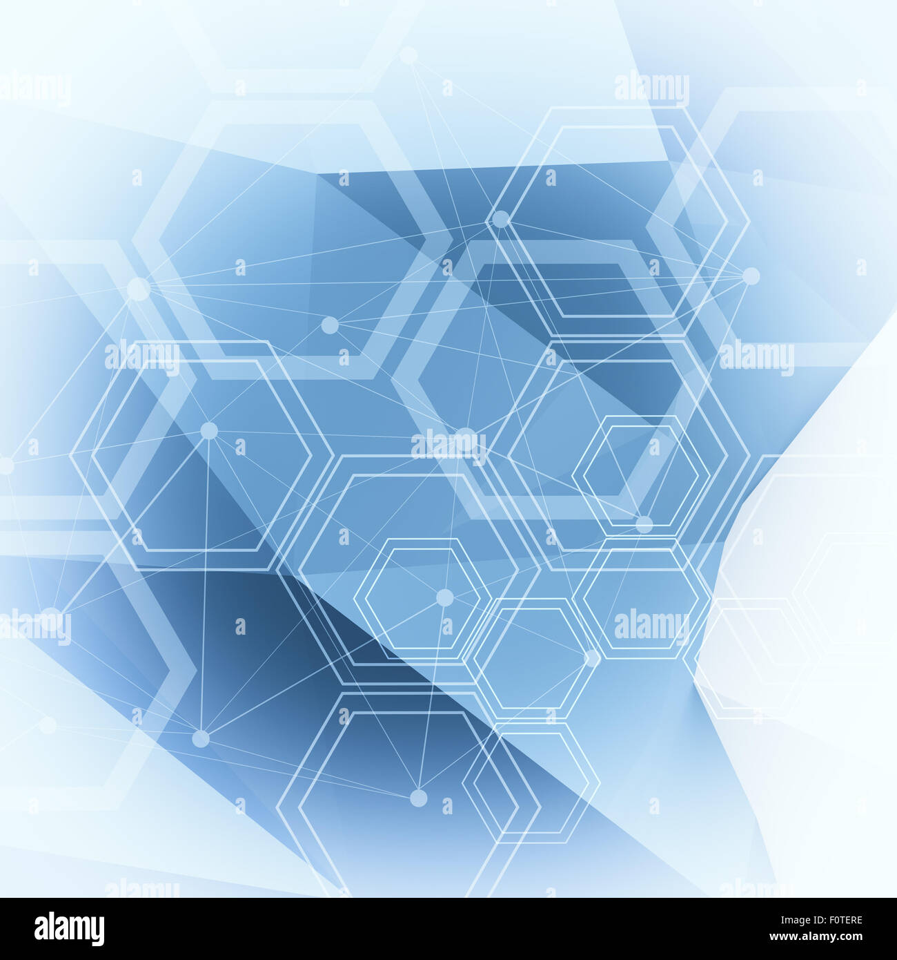 Abstract molecules low poly medical background Stock Photo - Alamy