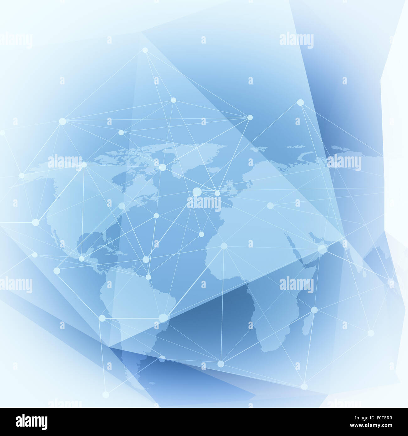 Abstract molecules low poly medical background Stock Photo - Alamy